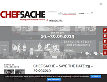 Tablet Screenshot of chef-sache.eu
